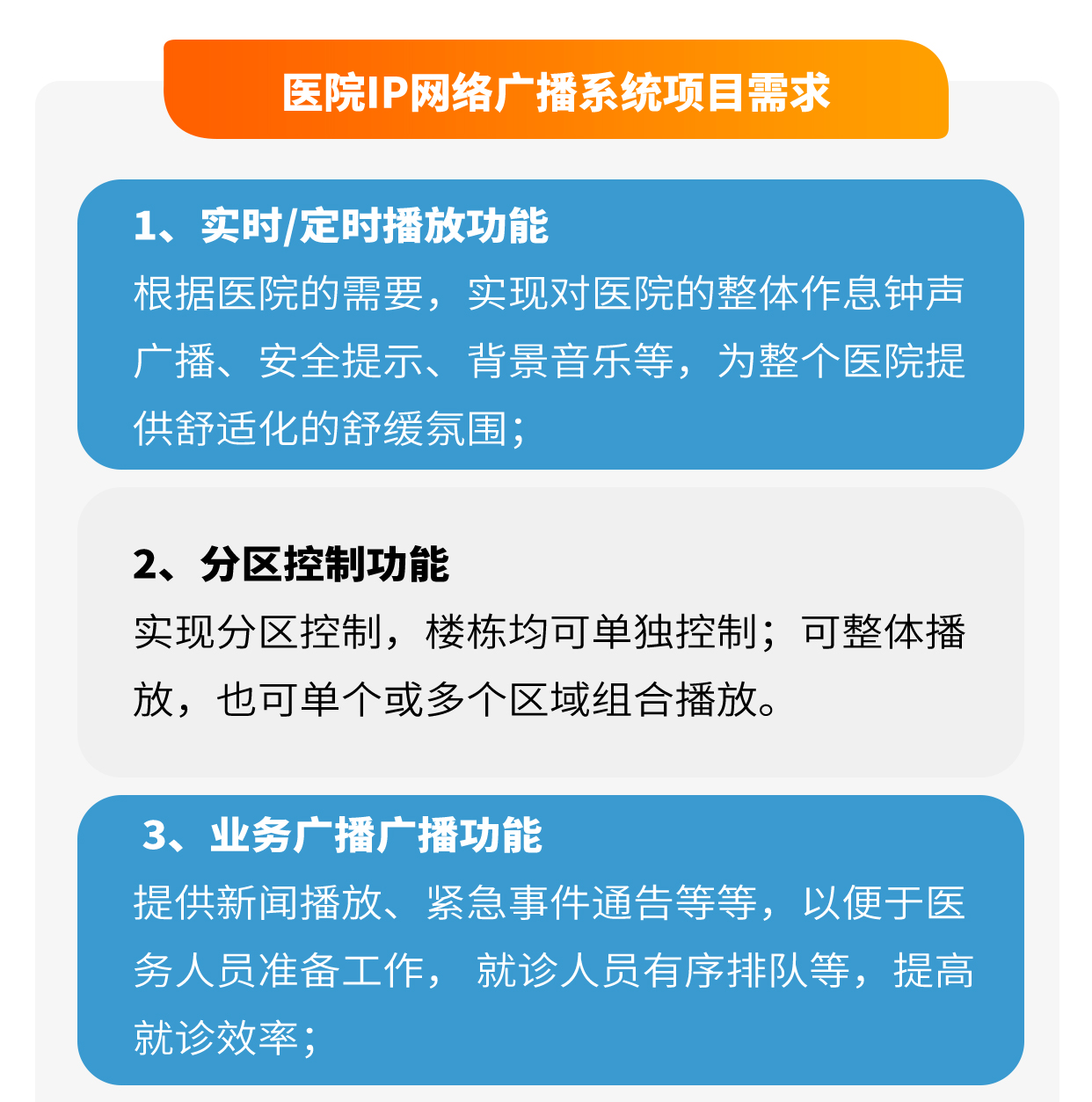智慧醫(yī)院IP網(wǎng)絡(luò)廣播系統(tǒng)案例